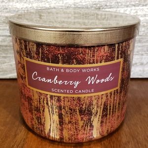 Bath & Body Works Candle • Cranberry Woods